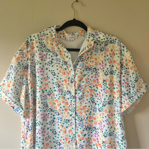 NWT Summersalt The Do-It-All Shirt Dress in Wildflower Fields Size Small - Picture 7 of 10